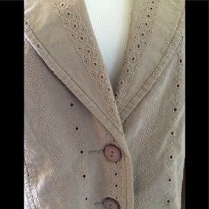 Lightweight Jacket Khaki Size 14 New